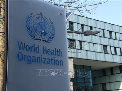 Trụ sở Tổ chức Y tế Thế giới (WHO) tại Geneva, Thụy Sĩ. Ảnh: THX/TTXVN