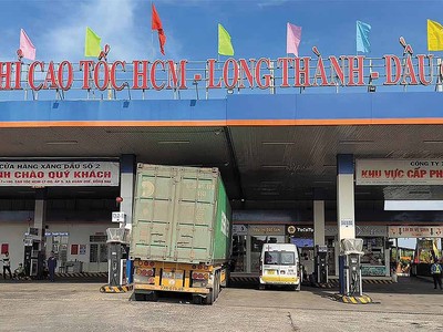 Trạm dừng nghỉ cao tốc TP.HCM - Long Thành - Dầu Giây (Ảnh: P.V) 