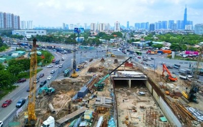 Nút giao An Phú do Ban Quản lý dự án đầu tư xây dựng các công trình giao thông TP.HCM cũ làm chủ đầu tư - Ảnh: Lê Toàn