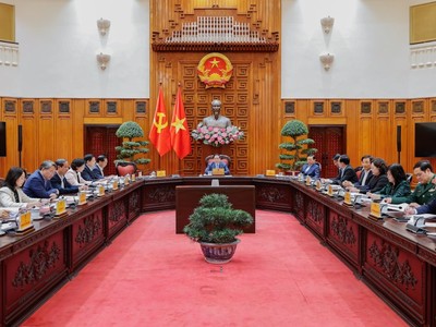 Thủ tướng Phạm Minh Chính chủ trì cuộc họp. Ảnh: VGP.