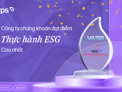 VPS (VCK) được VASB vinh danh công ty chứng khoán đạt điểm thực hành ESG cao nhất