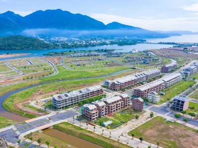 Một dự án khu đô thị có vị trí ven sông trên địa bàn TP. Đà Nẵng.
