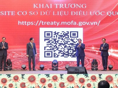 Bộ Ngoại giao khai trương Cơ sở dữ liệu quốc gia về điều ước quốc tế vào ngày 29/12/2025.