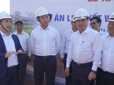 Đoàn công tác của UBND TP Đà Nẵng kiểm tra Dự án Liên kết vùng miền Trung tỉnh Quảng Nam. 