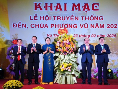 Hưng Yên: Khai mạc Lễ hội Đền - Chùa Phượng Vũ 