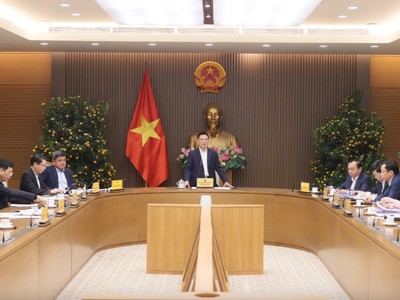 Phó Thủ tướng Hồ Đức Phớc: Sử dụng linh hoạt, hiệu quả các công cụ, biện pháp điều tiết giá theo quy định của pháp luật về giá để kiểm soát, bình ổn thị trường - Ảnh: VGP.