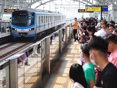 TP.HCM hỗ trợ toàn bộ kinh phí vé cho hành khách sử dụng tuyến Metro số 1 trong ngày bầu cử