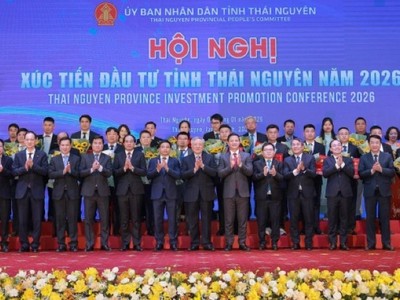 Thái Nguyên đã vươn lên đứng đầu trong thu hút đầu tư nước ngoài 2 tháng đầu năm 2026.