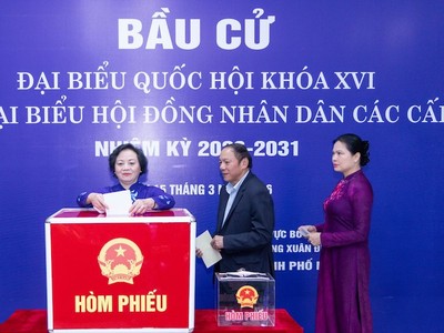 Công tác bầu cử trên cả nước vẫn đang được triển khai khẩn trương, nghiêm túc, đúng quy định.