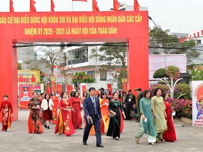 Đến 15h ngày 15/3, gần 94% số cử tri TP. Hải Phòng đã đi bỏ phiếu 