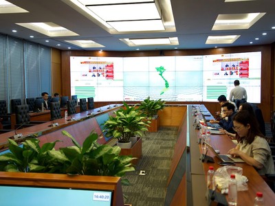 Số liệu bầu cử được cập nhật liên tục tại Văn phòng Hội đồng Bầu cử quốc gia