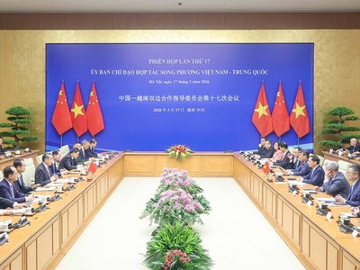Phiên họp lần thứ 17 thúc đẩy quan hệ Việt Nam - Trung Quốc phát triển thực chất 