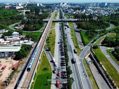 TP.HCM đang đẩy nhanh tiến độ xây dựng các tuyến metro để kết nối với tuyến số 1 - Ảnh: Lê Toàn