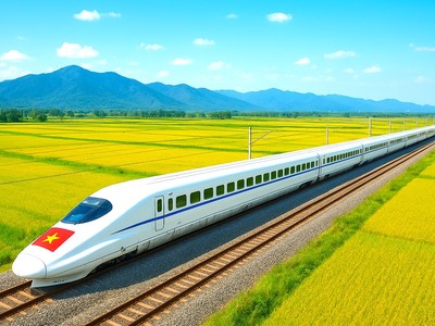 Dự kiến lựa chọn nhà thầu cho dự án đường sắt tốc độ cao Bắc-Nam trong quý II. Ảnh: VGP.