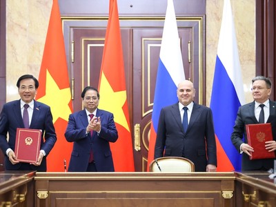 Thủ tướng Phạm Minh Chính hội đàm với Thủ tướng Liên bang Nga; chứng kiến Lễ ký kết các văn kiện hợp tác Việt - Nga 