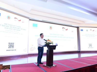 Sửa Luật Hải quan: Hoàn thiện thể chế, thúc đẩy hải quan số 