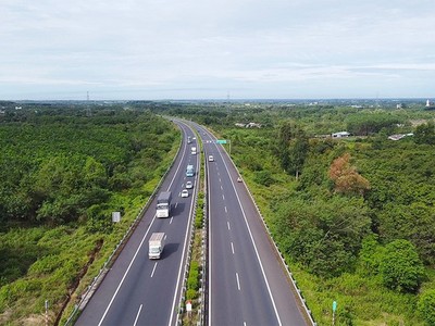 Một đoạn cao tốc TP.HCM - Long Thành - Dầu Giây hiện do VEC vận hành khai thác.