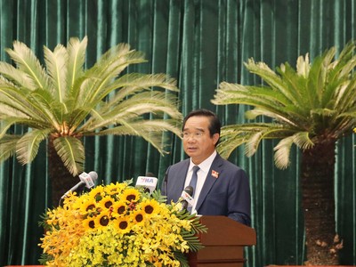 Ông Nguyễn Văn Được tái đắc cử Chủ tịch UBND Thành phố nhiệm kỳ 2026 - 2031. Ảnh: Trọng Tín.