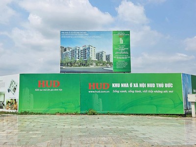 Dự án khu nhà ở xã hội HUD Thủ Đức dù động thổ từ tháng 8/2025 nhưng tới nay vẫn chưa xây dựng (Ảnh: Gia Huy)