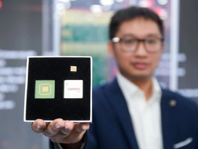 Chíp bán dẫn do Viettel nghiên cứu, sản xuất.