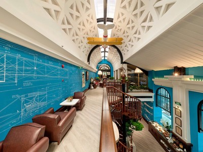 Bill Bensley thiết kế lấy cảm hứng từ “học viện hàng không” 1920