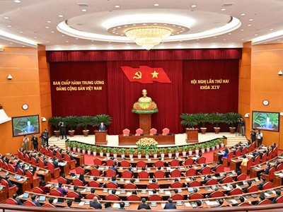 Kết luận số 18-KL/TW Hội nghị lần thứ 2 Ban Chấp hành Trung ương Đảng khóa XIV về Kế hoạch phát triển kinh tế - xã hội, tài chính quốc gia và vay, trả nợ công, đầu tư công trung hạn 5 năm 2026 - 2030 gắn với thực hiện mục tiêu phấn đấu tăng trưởng "2 con số". 