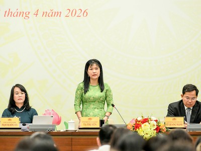 Phó Chủ nhiệm Ủy ban Công tác đại biểu Tạ Thị Yên - Ảnh: Như Ý.