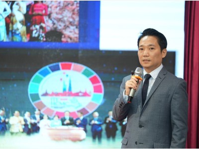 Ông Lê Trương Hiền Hòa, Phó giám đốc Sở Du lịch TP.HCM phát biểu tại họp báo.