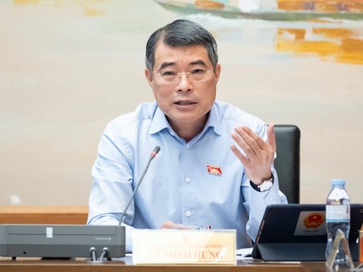 Thủ tướng Lê Minh Hưng phát biểu tại tổ - Ảnh: PT. 