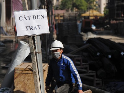 Giá cát tại một số gói thầu đã lên gần 400.000 đồng/m3