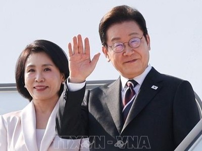 Tổng thống Đại Hàn Dân Quốc Lee Jae Myung và Phu nhân.