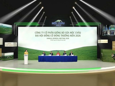 ĐHĐCĐ thường niên năm 2026 của Mộc Châu Milk đã diễn ra thành công theo hình thức trực tuyến.