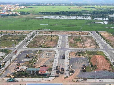 Phân khúc đất nền vẫn đóng vai trò chủ đạo trên thị trường bất động sản Quảng Trị. Ảnh: Ngọc Tân