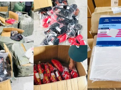 Tang vật bắt giữ tại cửa khẩu quốc tế Trà Lĩnh.