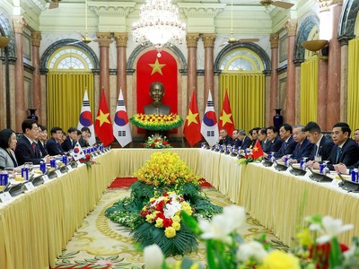 Hội đàm Việt Nam - Hàn Quốc, thúc đẩy Đối tác chiến lược toàn diện bền chặt 