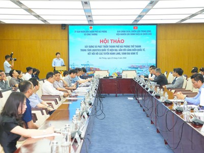 Hải Phòng phấn đấu tốc độ tăng trưởng dịch vụ logistics đạt 12 - 15%/năm 