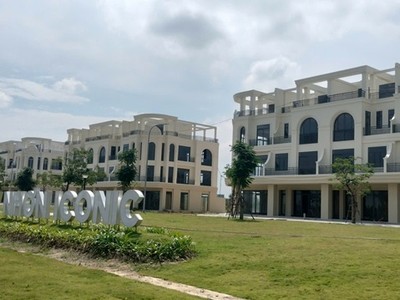 Một dự án nhà ở thương mại trên địa bàn xã Tuy Phước, tỉnh Gia Lai đang mở bán.