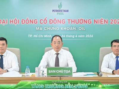 Theo lãnh đạo PVOIL, kế hoạch lợi nhuận tăng trưởng 30% trong năm 2026 cơ bản phù hợp với biên lợi nhuận của Tổng công ty