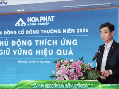 Ông Nguyễn Việt Thắng, Tổng giám đốc Tập đoàn Hòa Phát kiêm Chủ tịch Nông nghiệp Hòa Phát chia sẻ về kế hoạch kinh doanh của Công ty