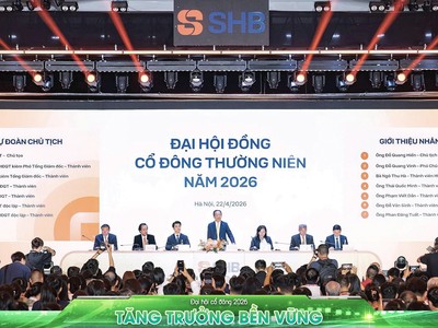 Đại hội cổ đông của SHB thu hút sự tham gia của hàng nghìn cổ đông
