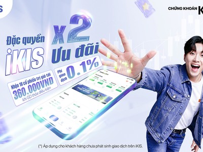 KIS ưu đãi phí 0,1%, tặng cổ phiếu cho nhà đầu tư quay lại
