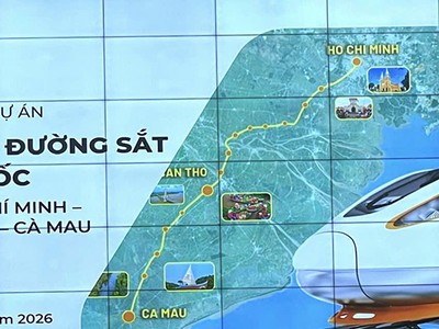 Qui mô Tuyến đường sắt cao tốc TP. HCM - Cần Thơ - Cà Mau do CT Group đề xuất 