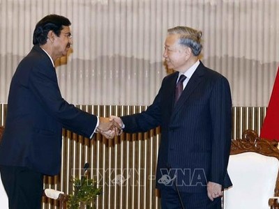 Tổng Bí thư, Chủ tịch nước Tô Lâm tiếp đại diện các tập đoàn, doanh nghiệp Ấn Độ 