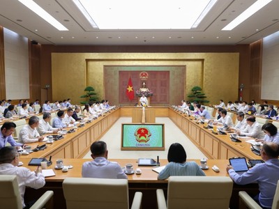 Thủ tướng Chính phủ Lê Minh Hưng chủ trì cuộc làm việc với Bộ Ngoại giao.