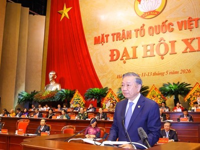 Tổng Bí thư, Chủ tịch nước Tô Lâm phát biểu chỉ đạo Đại hội.