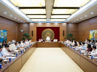 Quang cảnh cuộc làm việc - Ảnh: Quochoi.vn. 