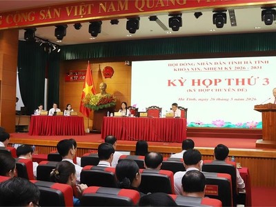 HĐND tỉnh Hà Tĩnh khóa XIX tổ chức Kỳ họp thứ 3 (kỳ họp chuyên đề) để xem xét và thông qua 4 Nghị quyết quan trọng.