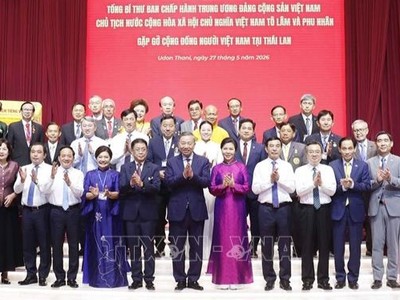 Tổng Bí thư, Chủ tịch nước Tô Lâm gặp gỡ cộng đồng người Việt tại Thái Lan 