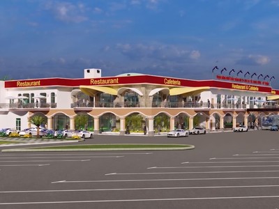 Phối cảnh Trạm dừng nghỉ cao tốc Trung Lương - Mỹ Thuận.
