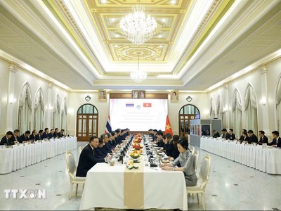 Tổng Bí thư, Chủ tịch nước Tô Lâm hội đàm với Thủ tướng Thái Lan Anutin Charnvirakul 